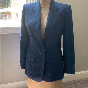 Lauren Ralph Lauren 100% LINEN herringbone blazer